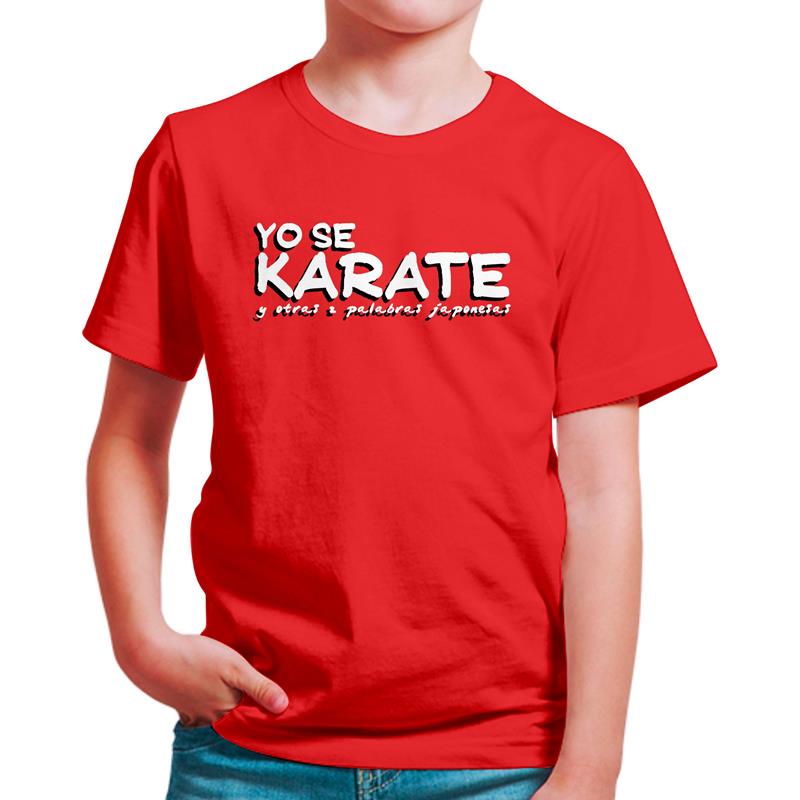 Polo Niño Yo Se Karate (D0953 Boleto.Store)