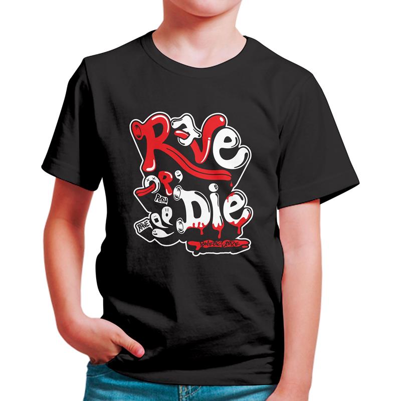 Polo Niño Rave Or Die (D0969 Boleto.Store)