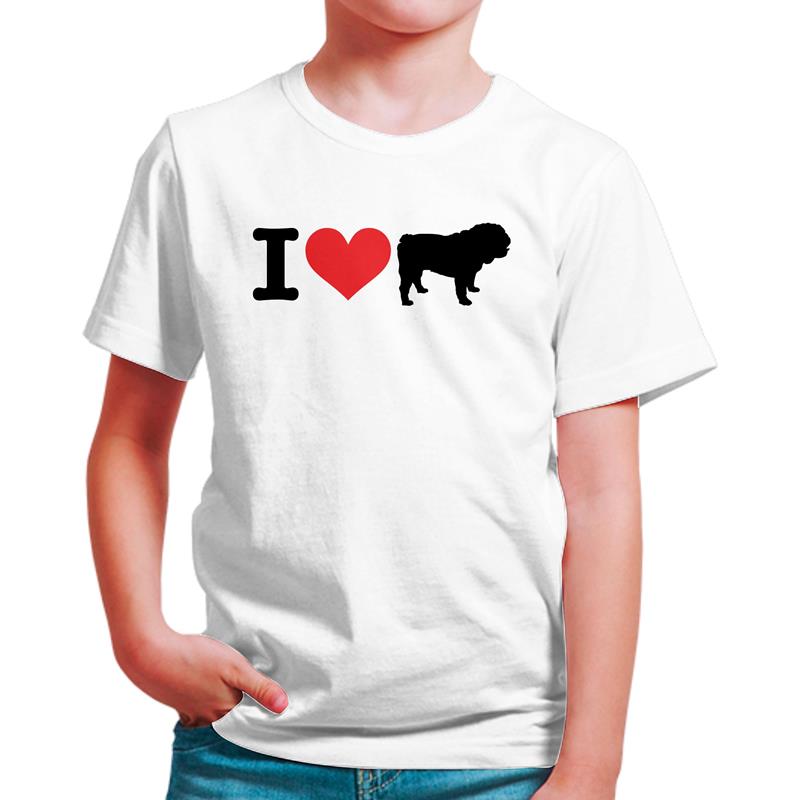 Polo Niño I Love My Bulldog (D0986 Boleto.Store)