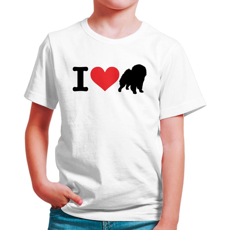 Polo Niño I Love My Chow Chow (D0989 Boleto.Store)
