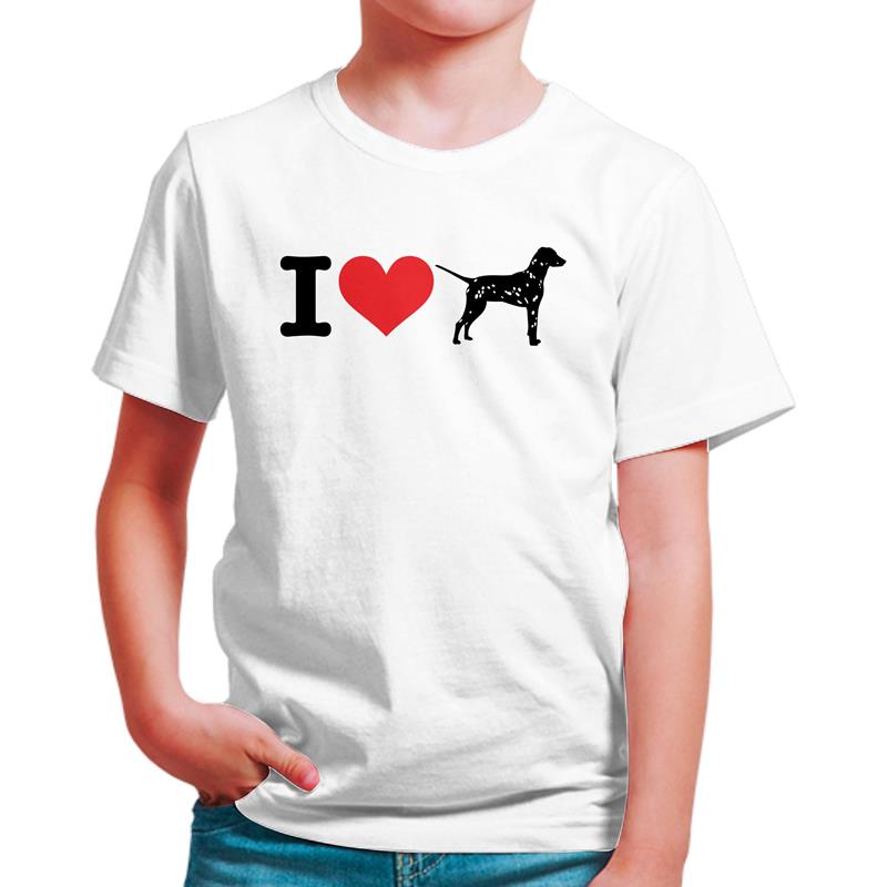 Polo Niño I Love My Dalmata (D0992 Boleto.Store)