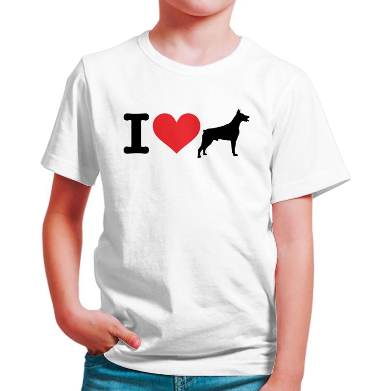 Polo Niño I Love My Doberman (D0993 Boleto.Store)