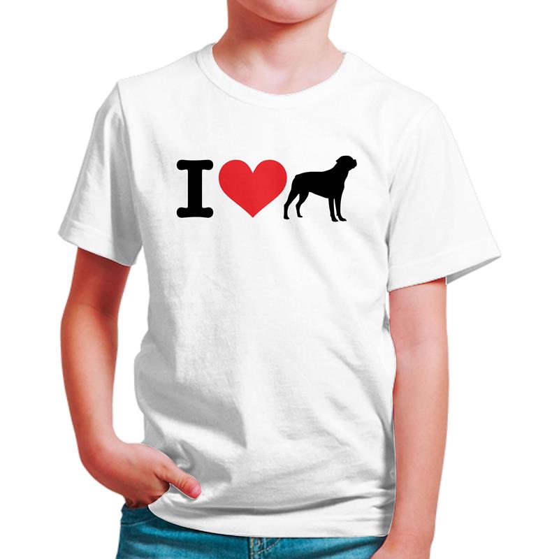 Polo Niño I Love My Rottweiler (D1004 Boleto.Store)