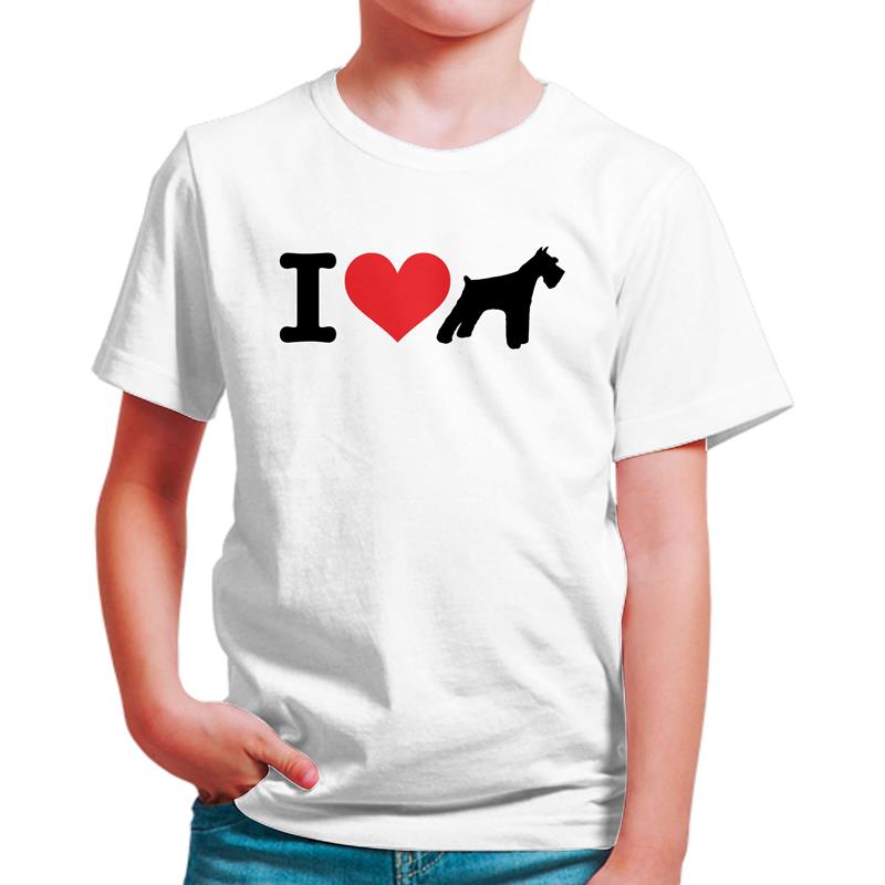 Polo Niño I Love My Schnauzer (D1007 Boleto.Store)