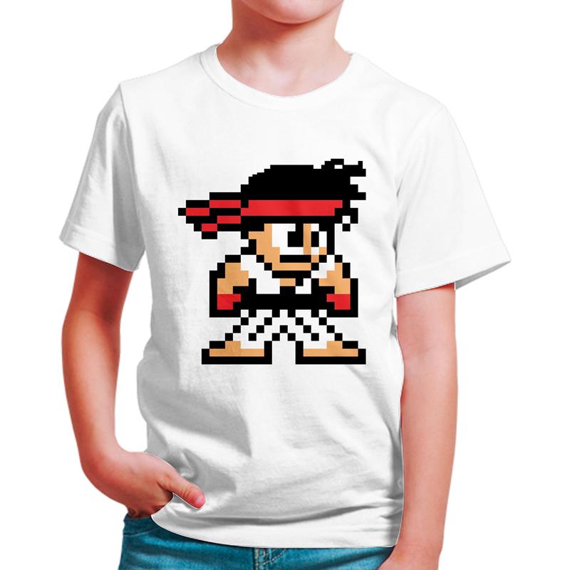 Polo Niño Ryu 8-Bits (D1025 Boleto.Store)