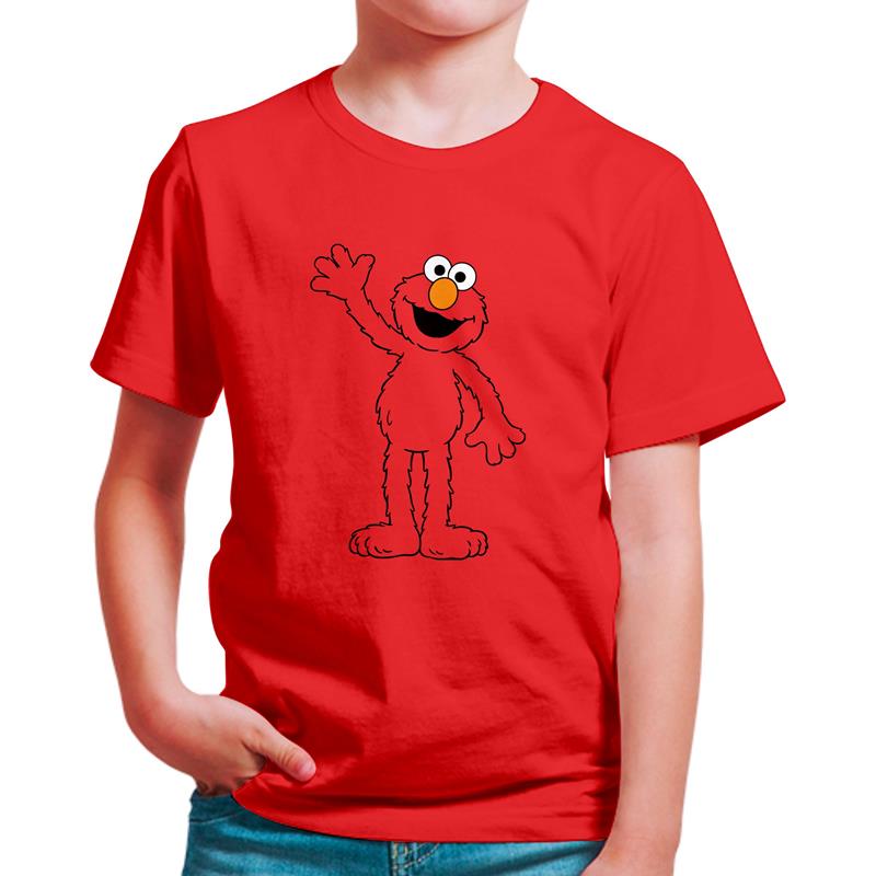 Polo Niño Elmo And Cookie Monster (D1173 Boleto.Store)