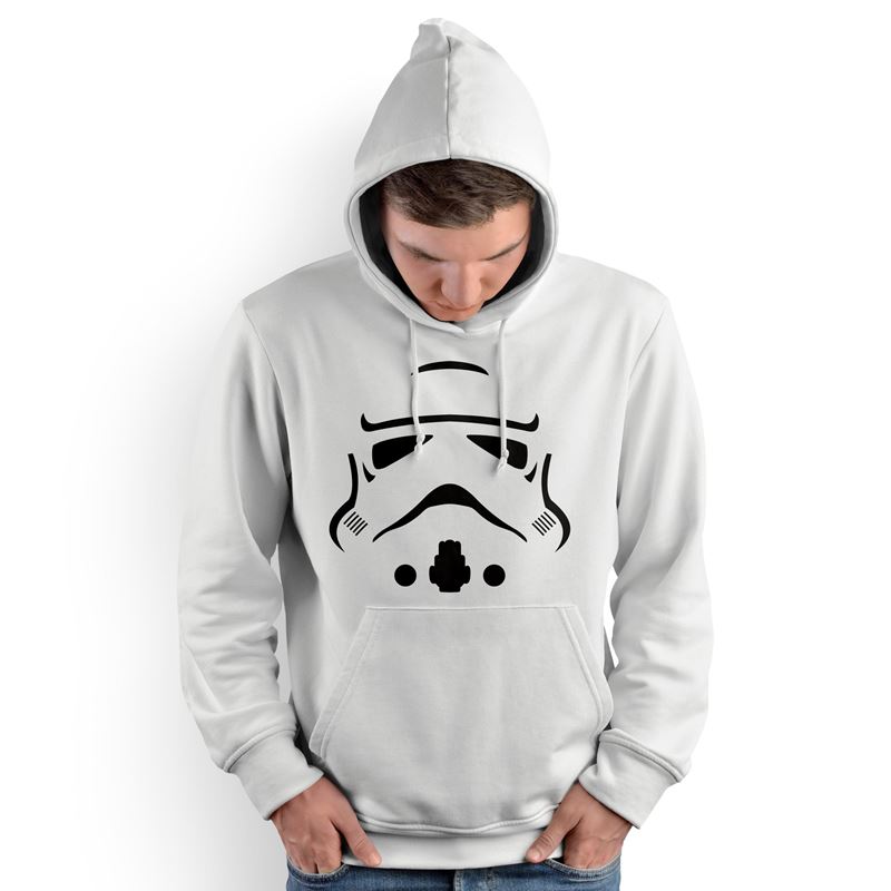 Polera Capucha Stormtropper Face (D0274 Boleto.Store)