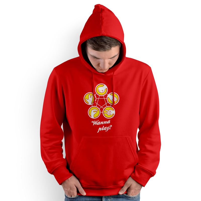 Polera Capucha Wanna Play? (D0279 Boleto.Store)