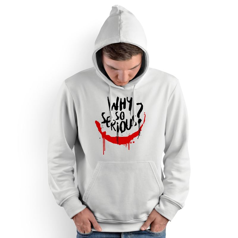Polera Capucha Why So Serious? (D1686 Boleto.Store)