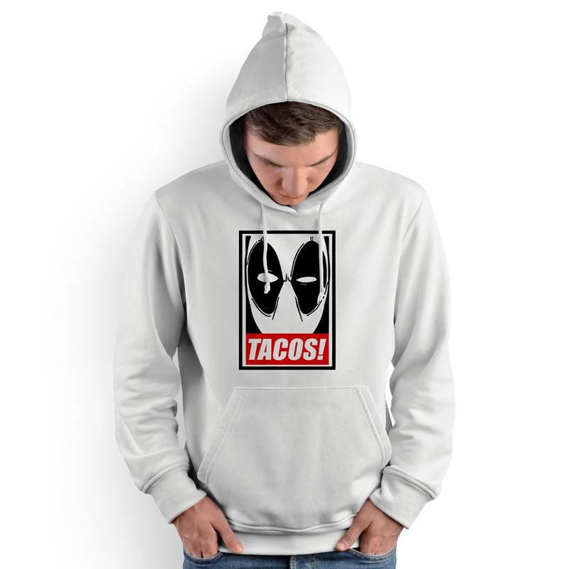 Polera Capucha Tacos (D1688 Boleto.Store)