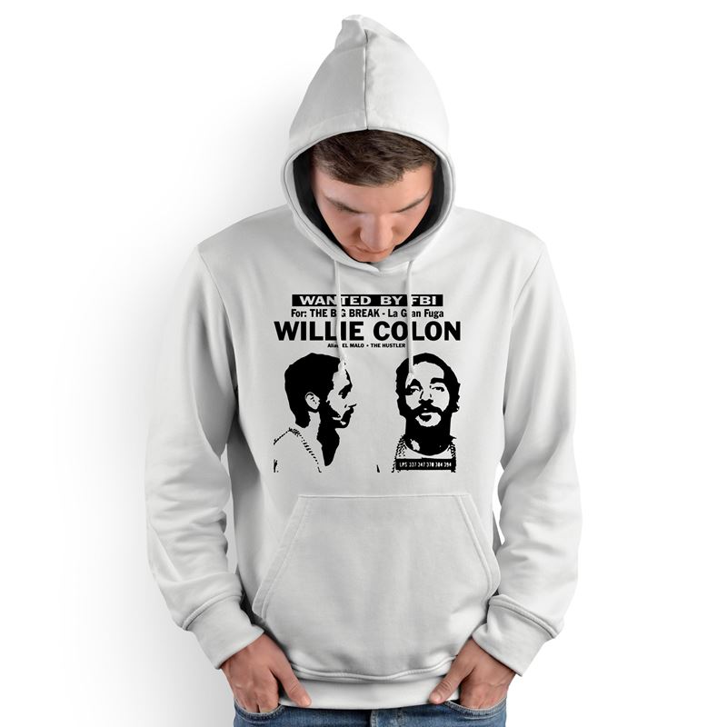 Polera Capucha Willie Colon (D1694 Boleto.Store)