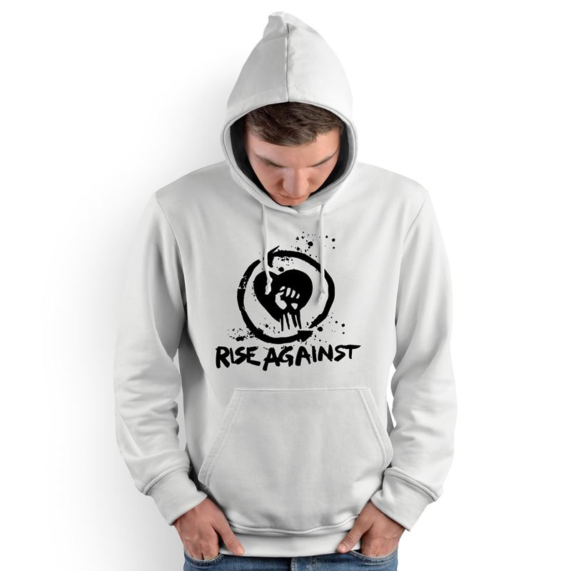 Polera Capucha Rise Agains (D1696 Boleto.Store)