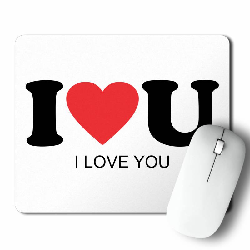 Mousepad I Love You (D0028 Boleto.Store)