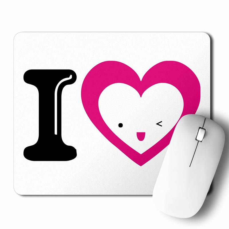 Mousepad Cara Corazon (D0031 Boleto.Store)