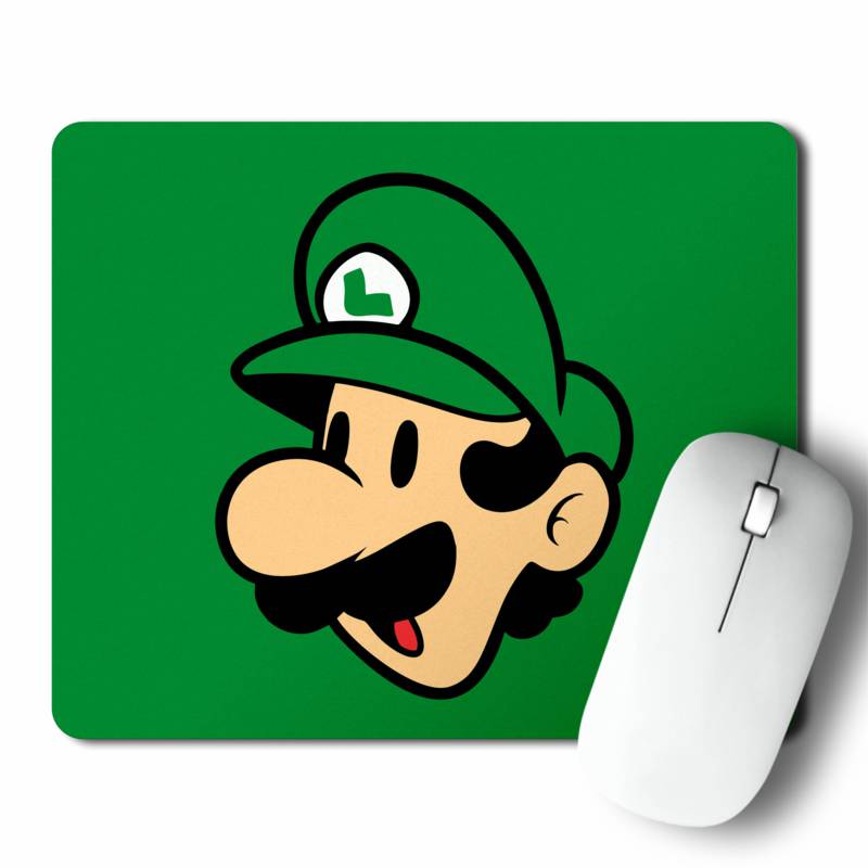 Mousepad Luigi Bros Face (D0154 Boleto.Store)