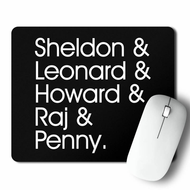 Mousepad The Big Band Theory (D0223 Boleto.Store)