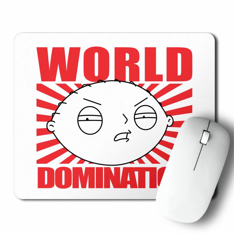 Mousepad World Domination (D0231 Boleto.Store)
