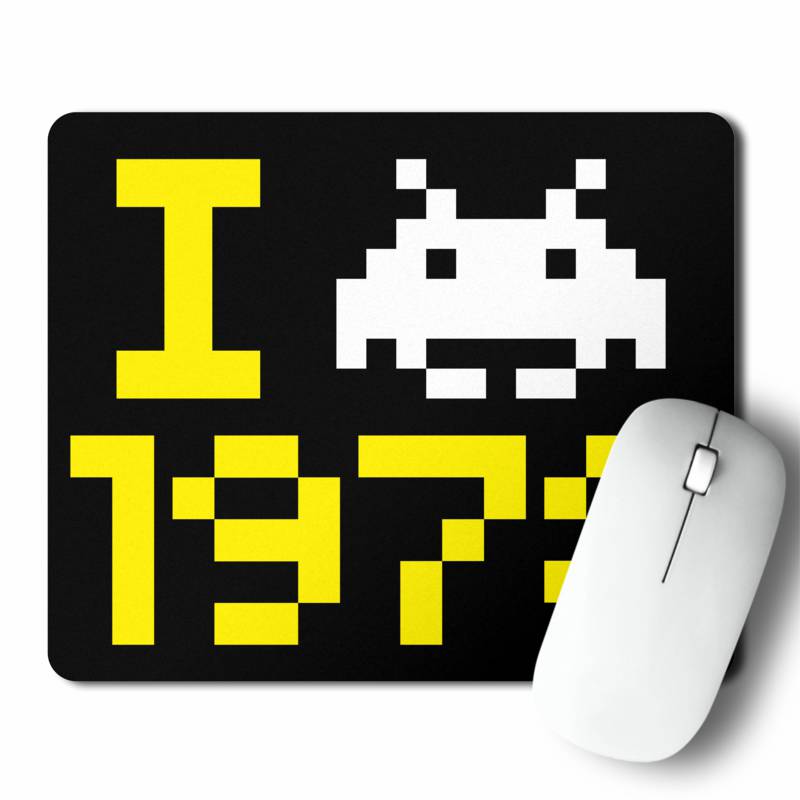 Mousepad Invaders I Heart 1978 (D0394 Boleto.Store)