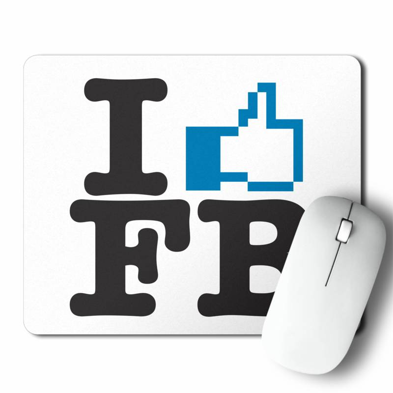 Mousepad I Love Fb (D0466 Boleto.Store)