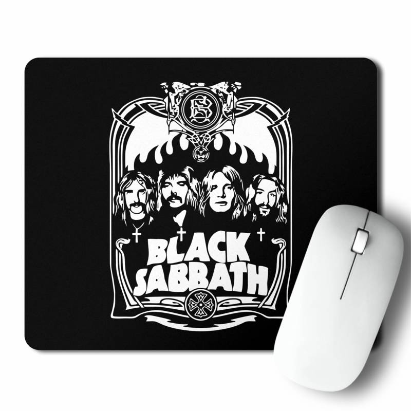 Mousepad Black Sabbath Faces (D0543 Boleto.Store)