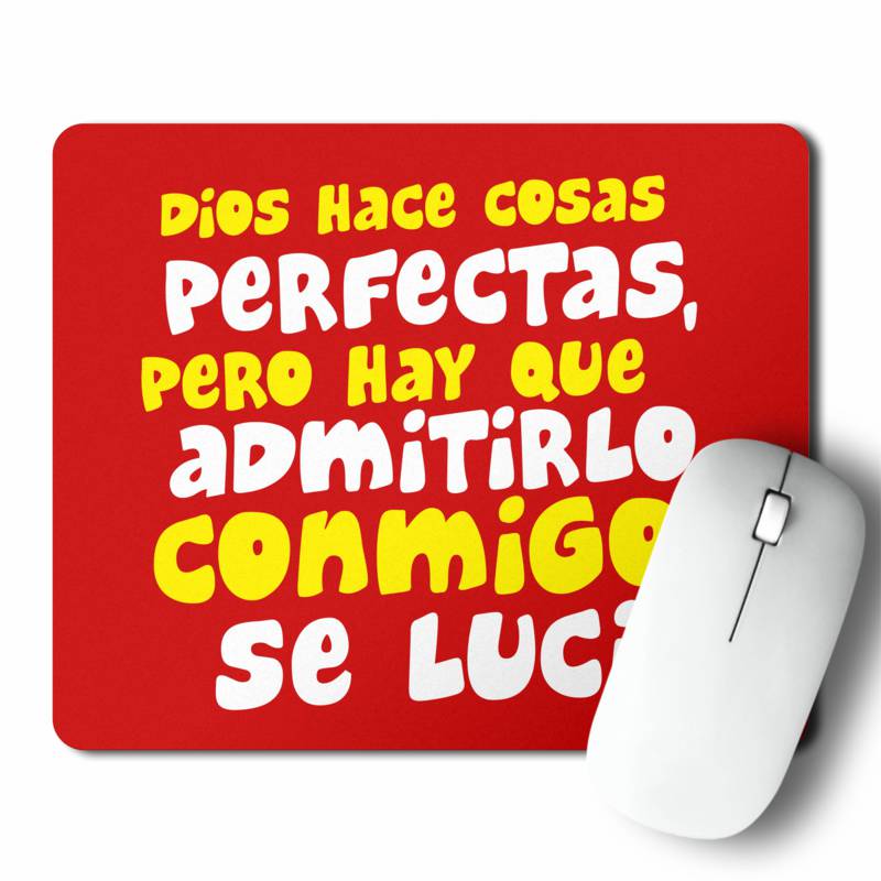 Mousepad Conmigo Se Lucio (D0724 Boleto.Store)