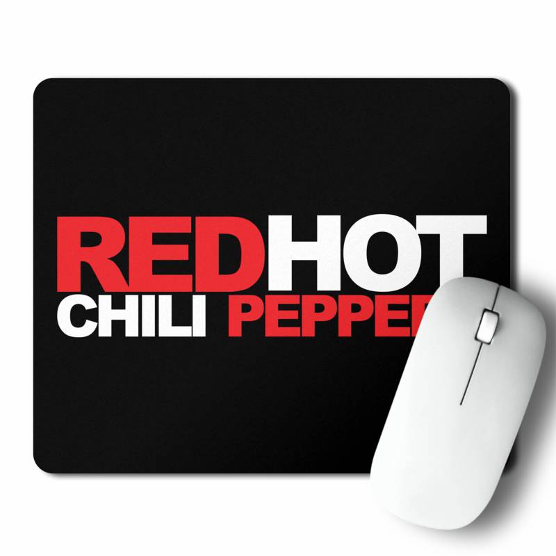 Mousepad Red Hot Chili Peppers Text (D0764 Boleto.Store)