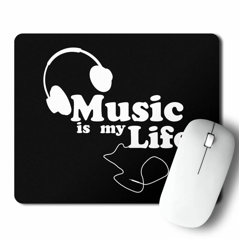 Mousepad Music Is My Life 2 (D0791 Boleto.Store)