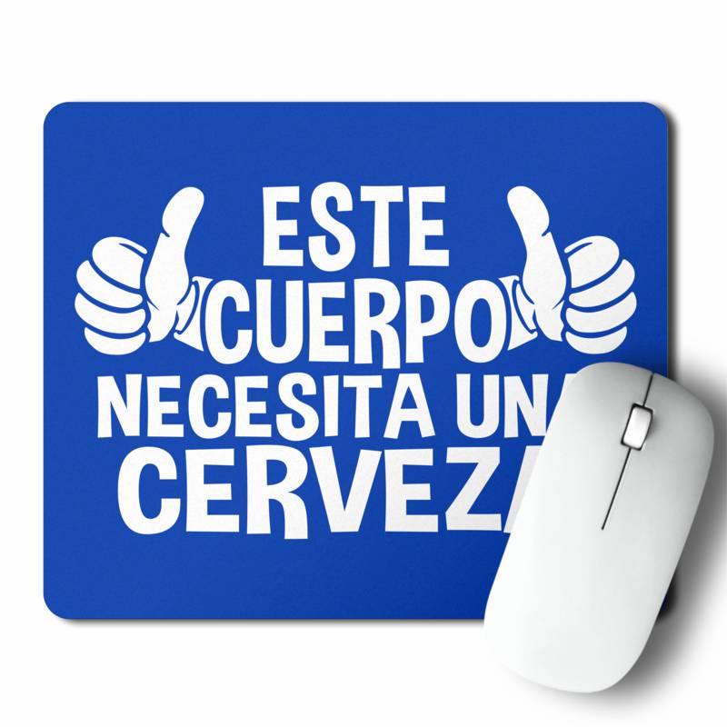 Mousepad Necesito Una Cerveza (D0839 Boleto.Store)