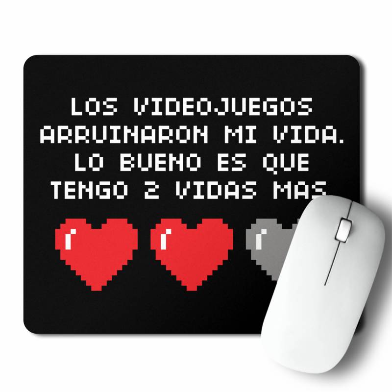Mousepad Los Videojuegos Me Arruinaron (D0845 Boleto.Store)