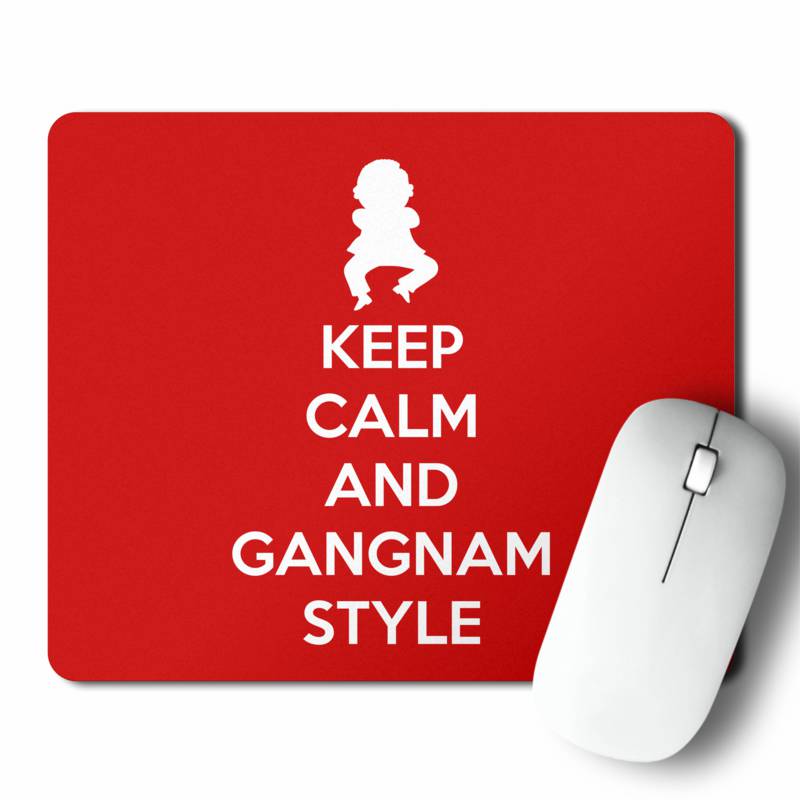 Mousepad Keep Calm And Gangnam Style (D1012 Boleto.Store)