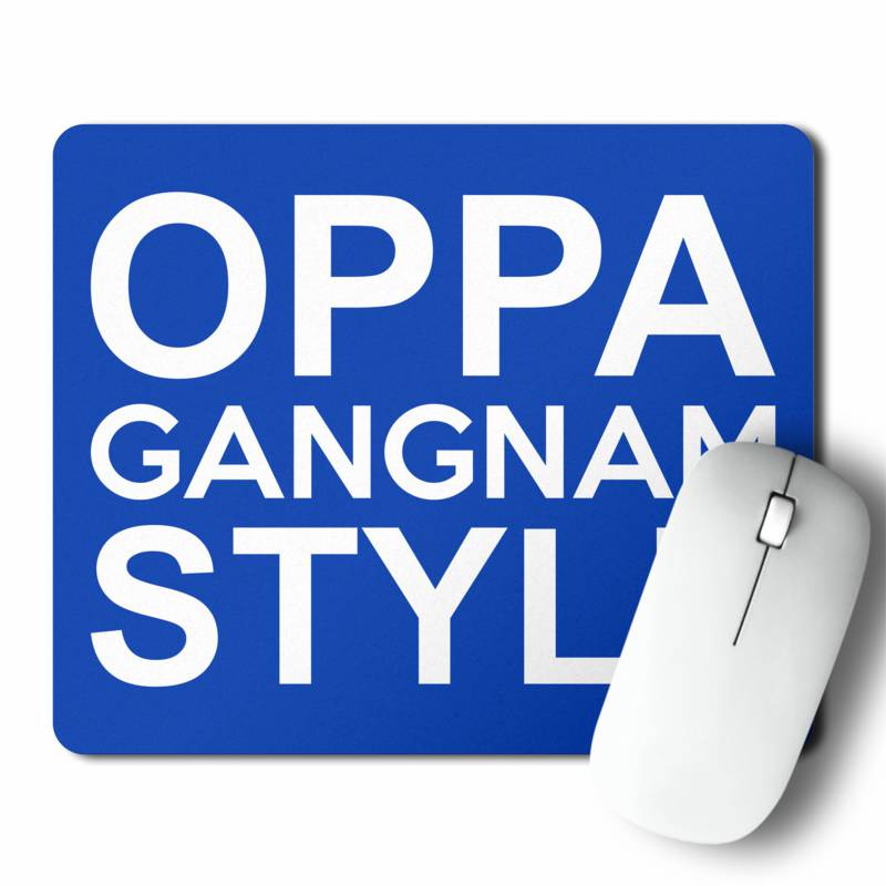 Mousepad Oppa Gangnam Style Text (D1015 Boleto.Store)