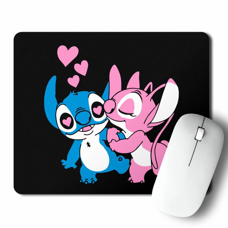 Mousepad Stitch Y Angela (D1064 Boleto.Store)