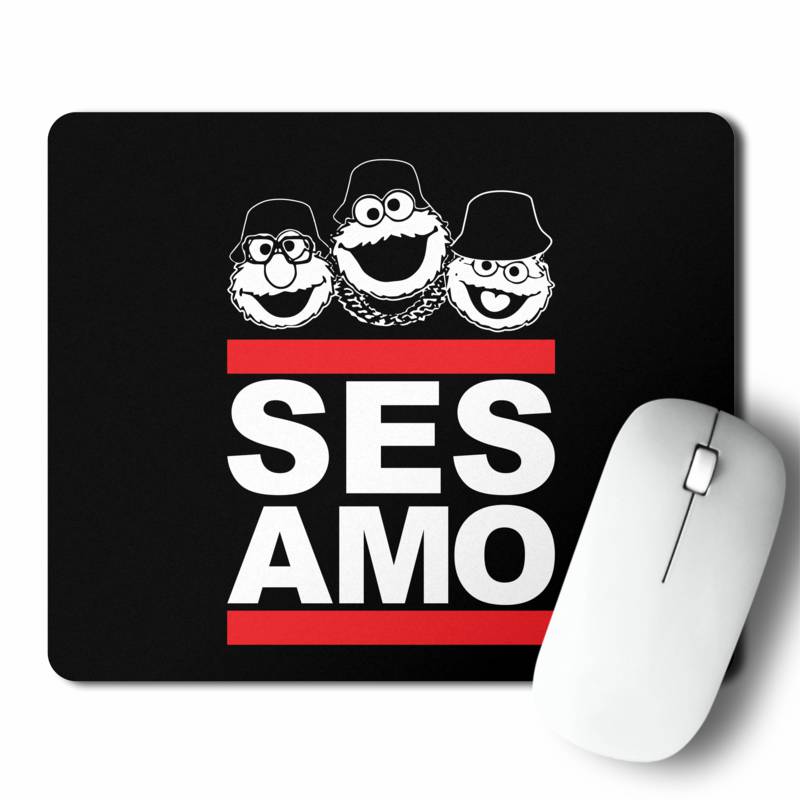 Mousepad Elmo And Cookie Monster (D1168 Boleto.Store)