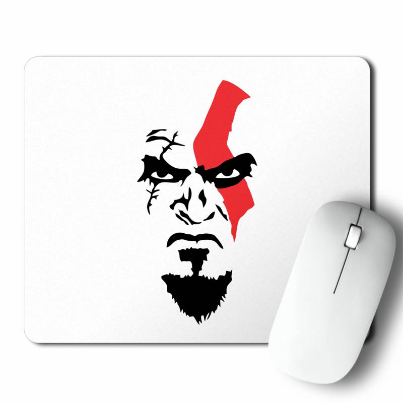 Mousepad God Of War Face (D1211 Boleto.Store)