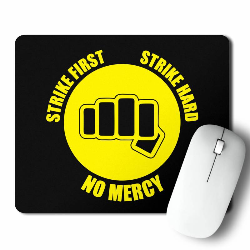 Mousepad Strike First (D1606 Boleto.Store)