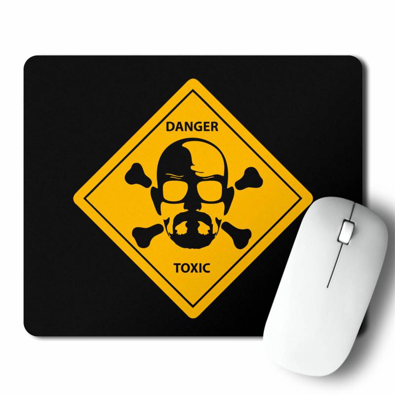 Mousepad Danger Toxic (D1630 Boleto.Store)