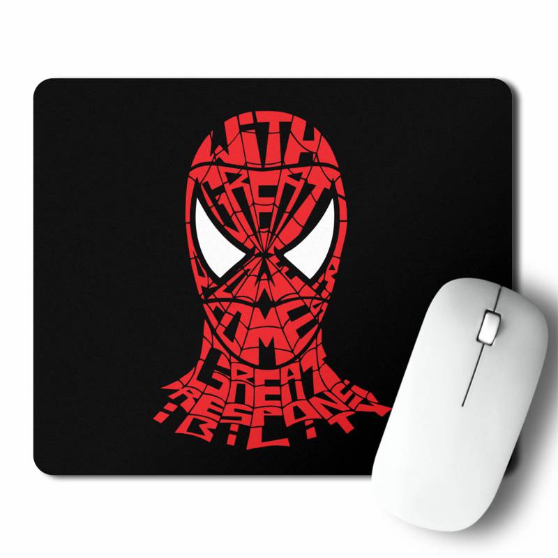 Mousepad Spider Texto (D1640 Boleto.Store)