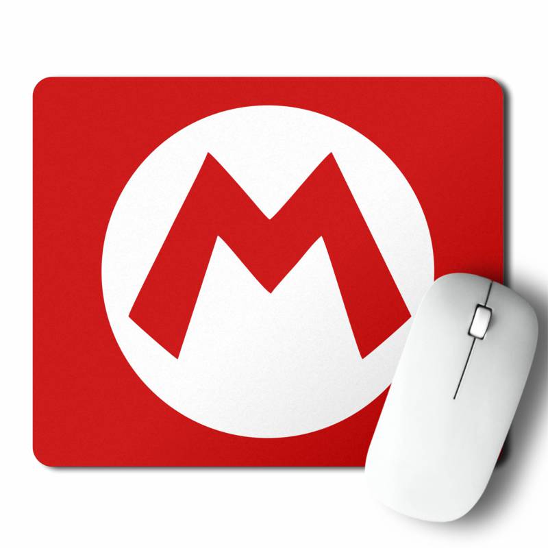 Mousepad M De Mario Bros (D1709 Boleto.Store)