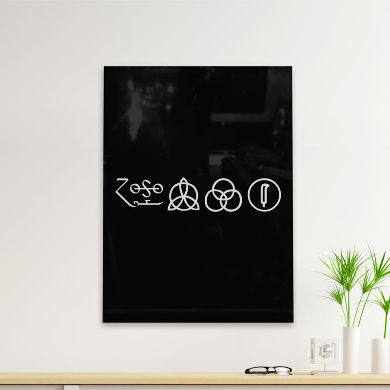 Cuadro Deco Led Zeppelin (D0102 Boleto.Store)