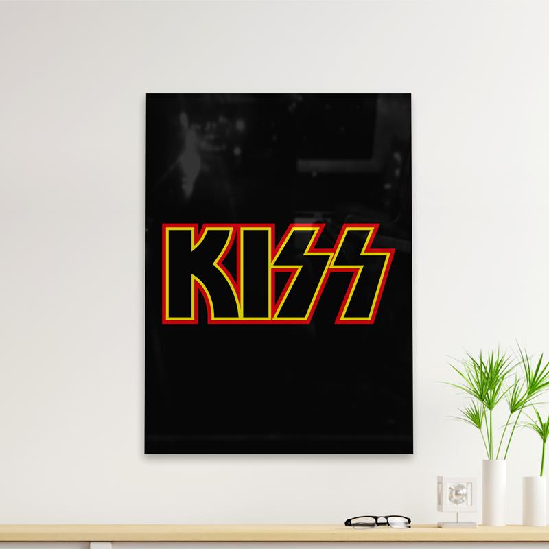 Cuadro Deco Kisss (D0103 Boleto.Store)