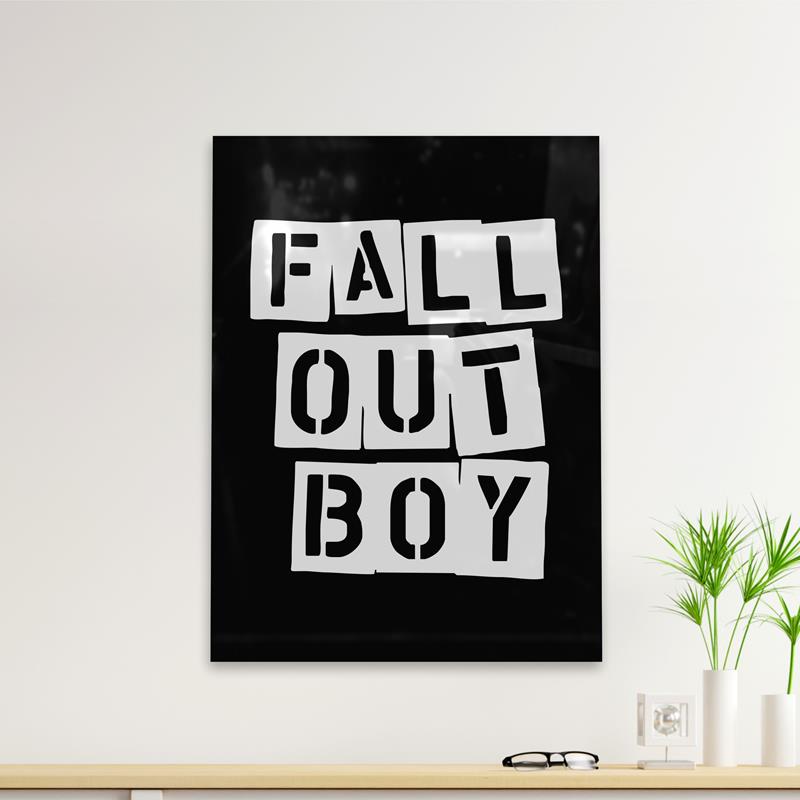 Cuadro Deco Fall Out (D0105 Boleto.Store)