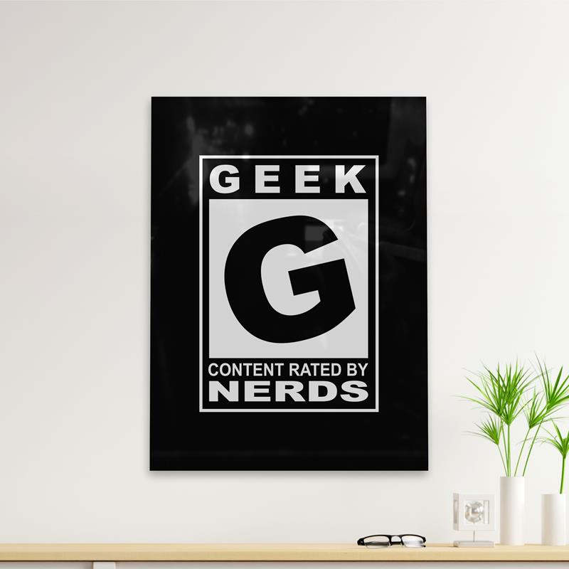 Cuadro Deco Geek (D0129 Boleto.Store)