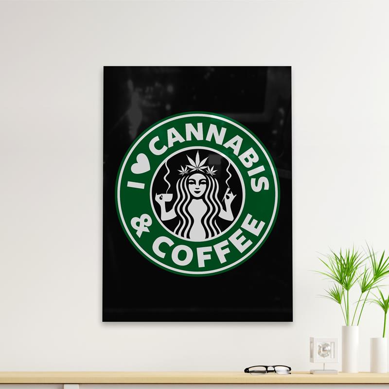 Cuadro Deco I Love Coffee (D0130 Boleto.Store)