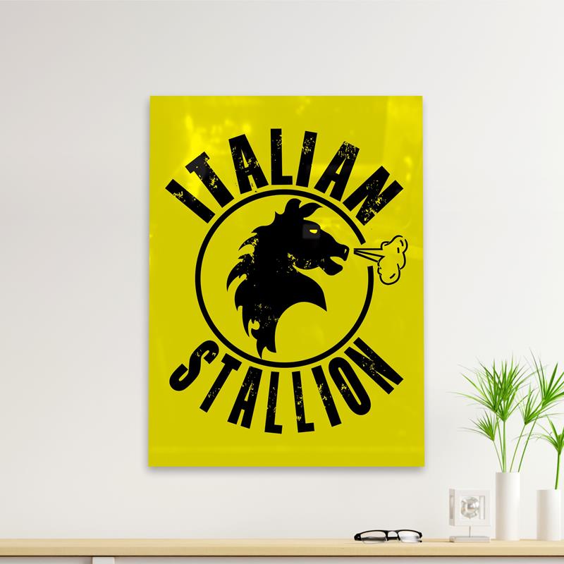 Cuadro Deco Italian Stallion (D0134 Boleto.Store)