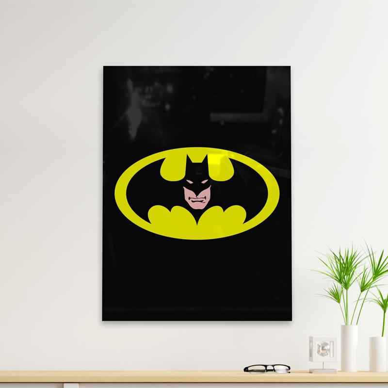 Cuadro Deco Batman Face (D0139 Boleto.Store)