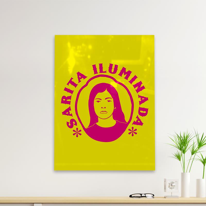 Cuadro Deco Sarita Iluminada (D0142 Boleto.Store)