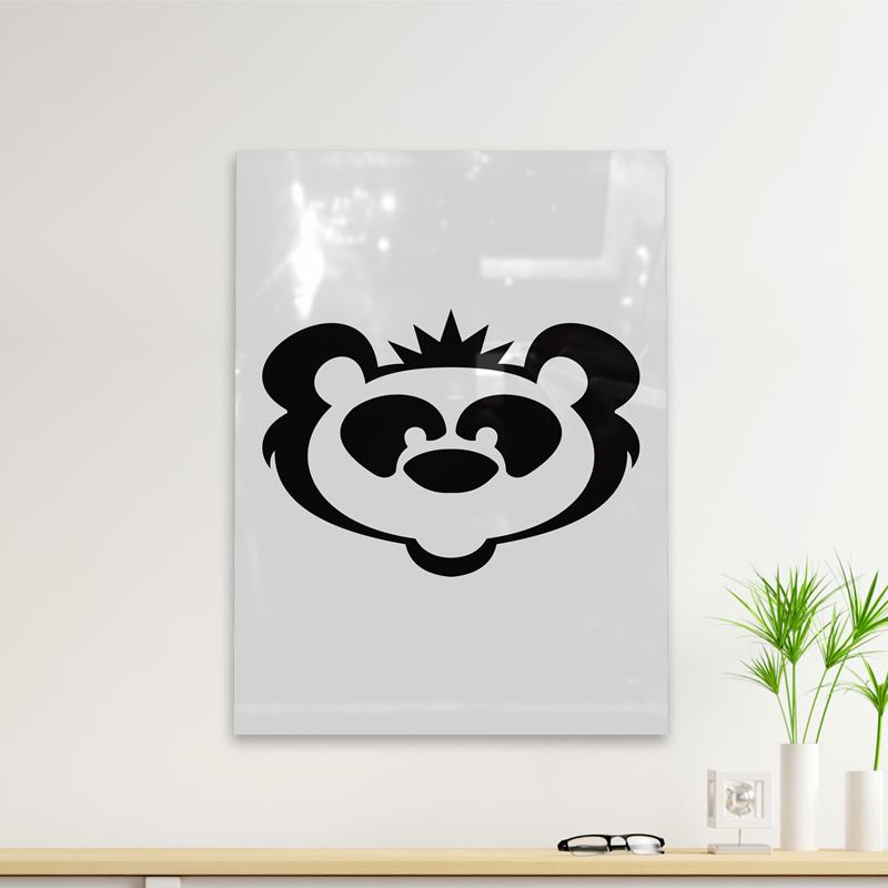 Cuadro Deco Panda Face (D0145 Boleto.Store)
