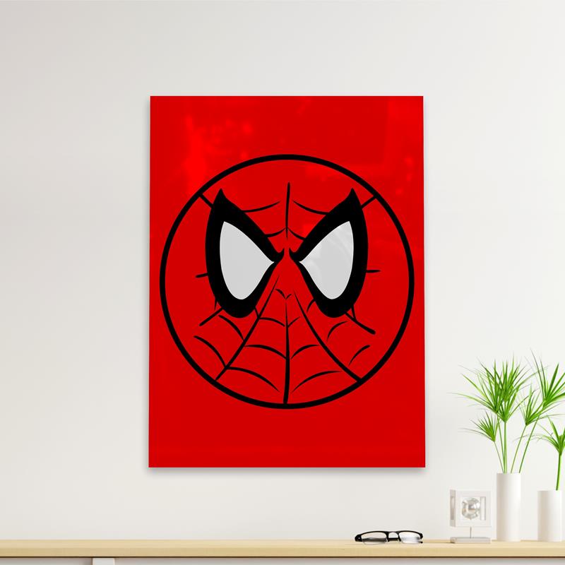 Cuadro Deco Spiderman Face (D0146 Boleto.Store)