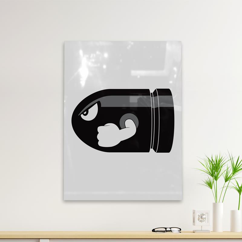 Cuadro Deco Bullet Bill (D0160 Boleto.Store)