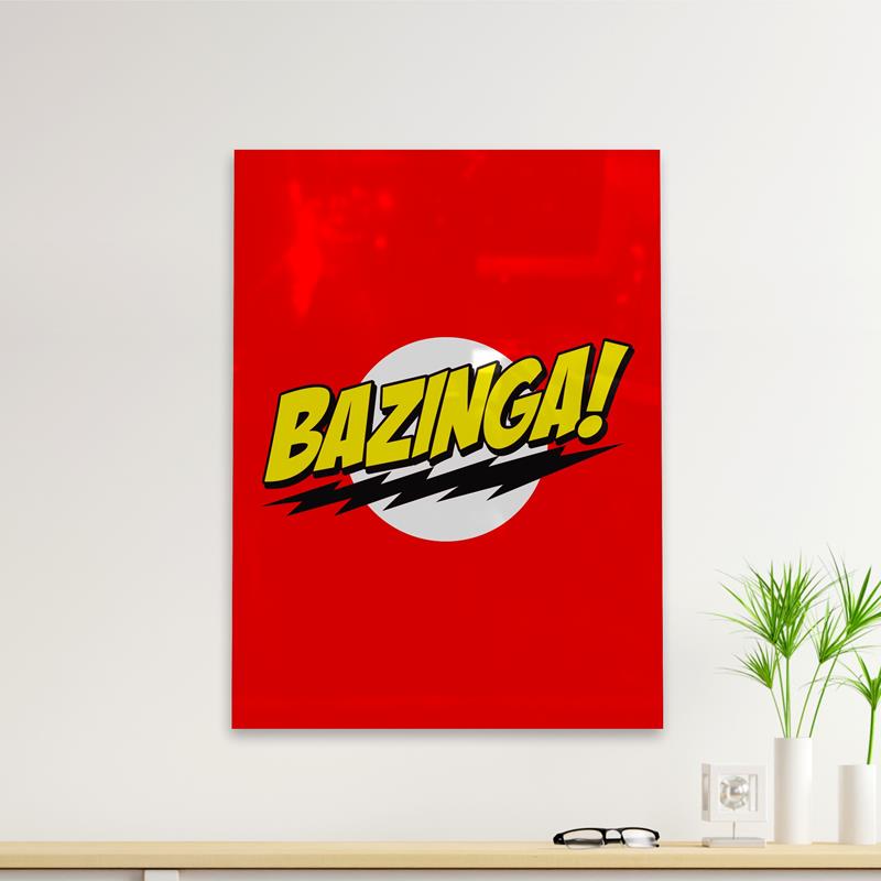 Cuadro Deco Bazinga (D0167 Boleto.Store)